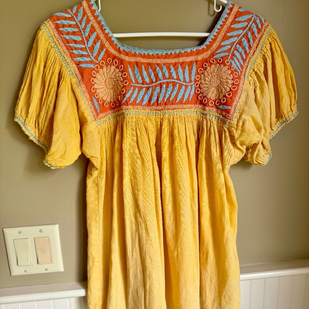 Beautiful handmade embroidered blouse